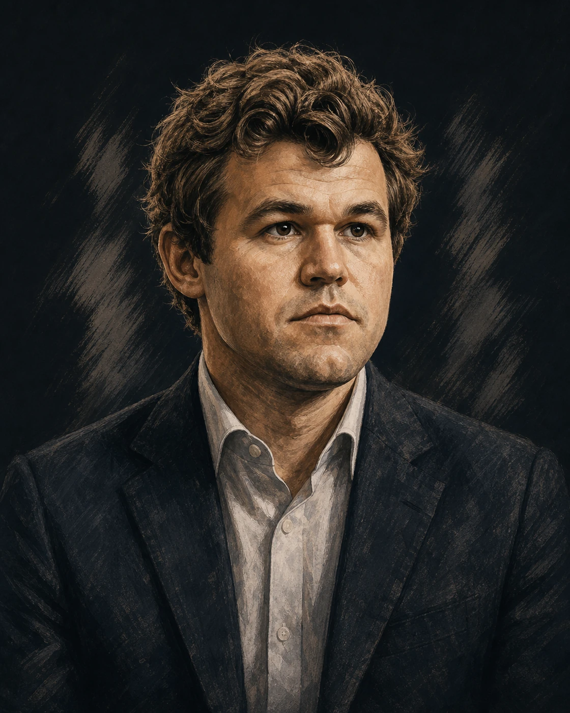 Illustration of: Magnus Carlsen
