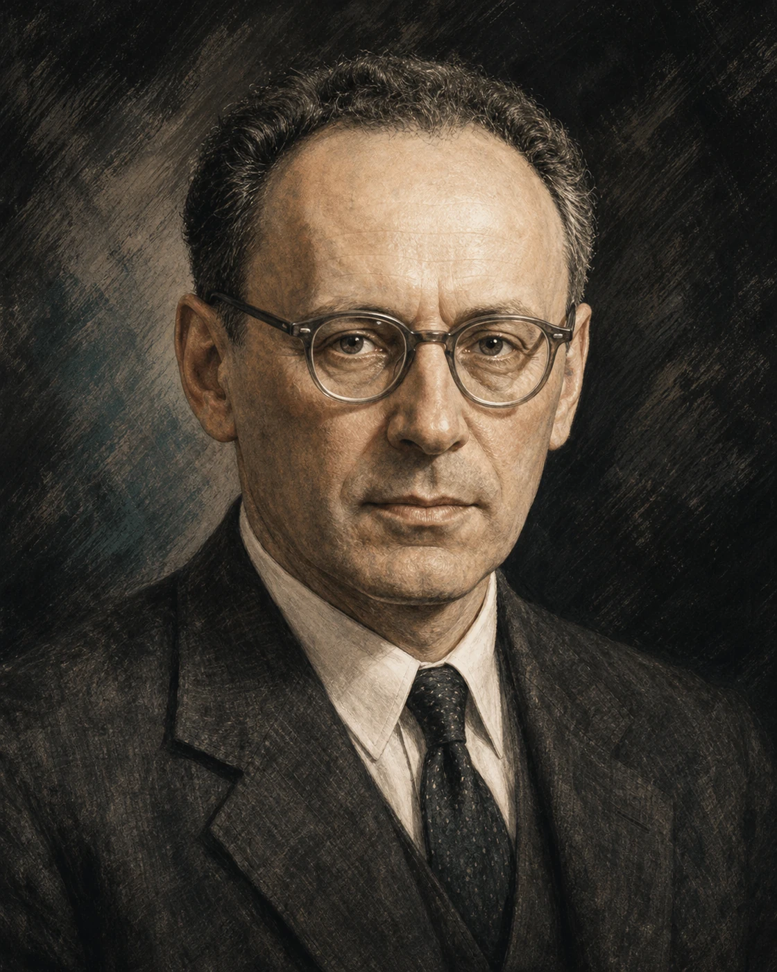 Illustration of: Mikhail Botvinnik