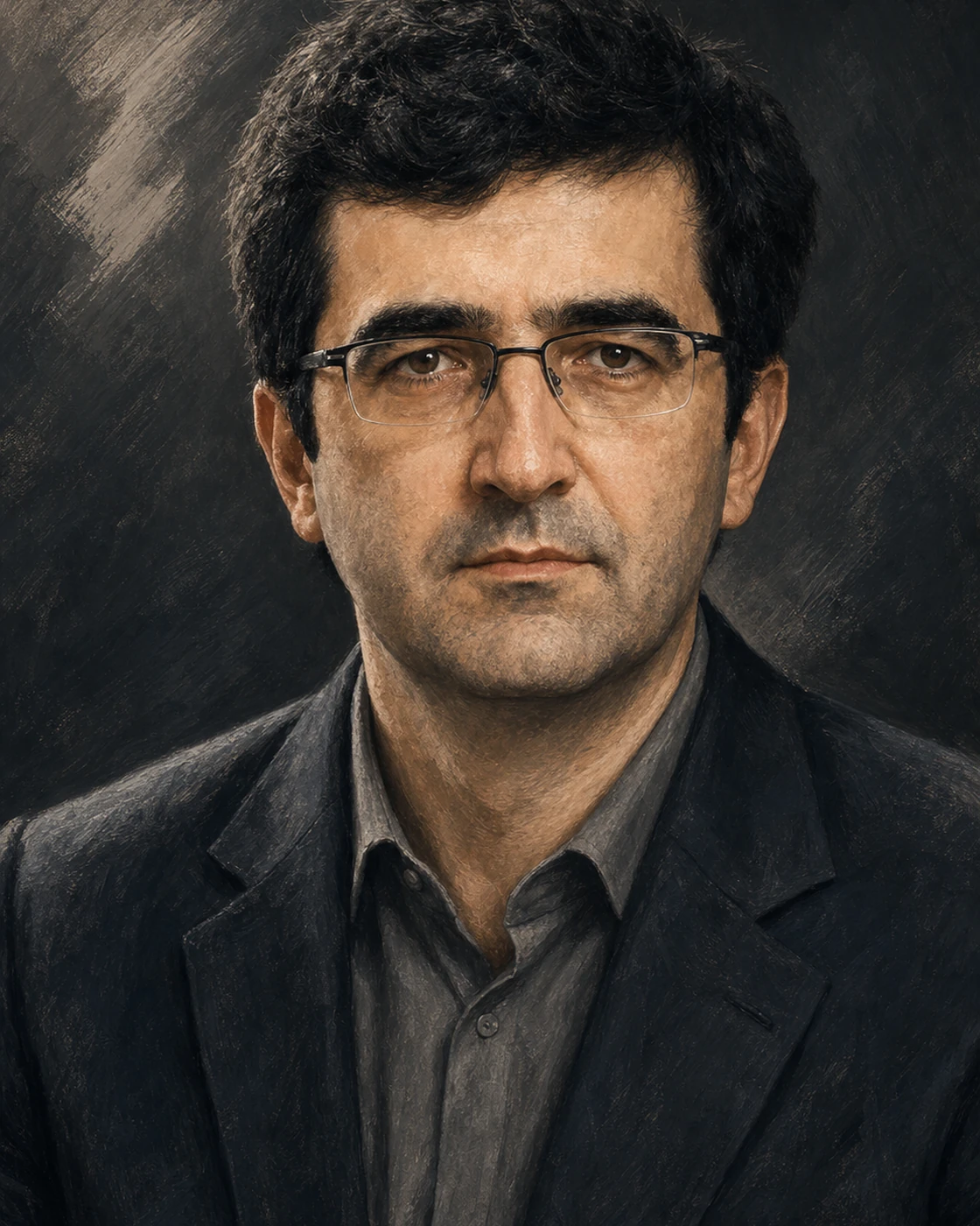 Illustration of: Vladimir Kramnik